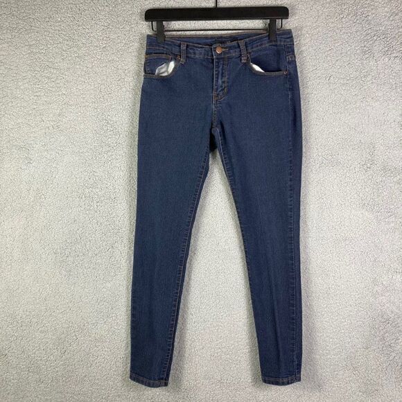 Forever 21 Womens Stretch Jeans Mid-Rise Medium Wash Denim Pants Blue Size 27 - Picture 3 of 12